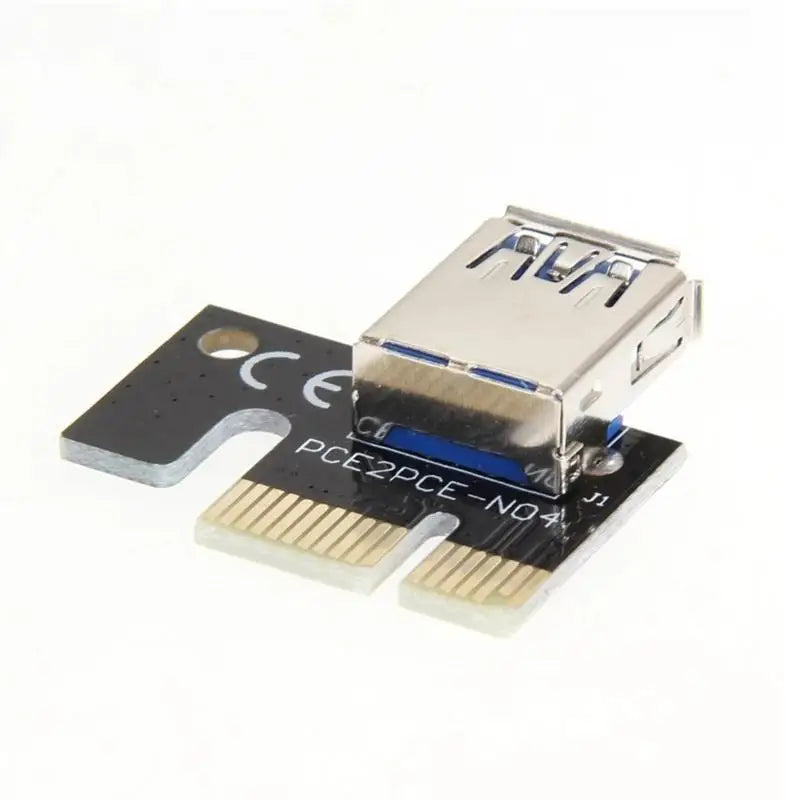 652F Mini PCI-E Extension Adapter Card USB PCI-E 1X to 16X Graphics Extension Cable for PC Computer Extension Cable Zpaxo
