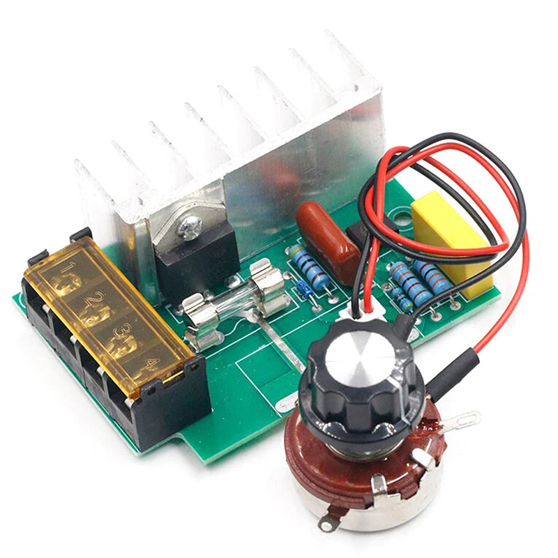 4000W 0-220V AC SCR Electric Voltage Regulator Motor Speed Controller Dimmers Zpaxo