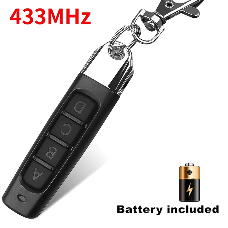 433MHz Auto Copy Remote Control Electric Garage Door Opener 4-Keys