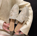 Chinese Embroidered Flower Sandals Slippers Women's Outer Wear 2025