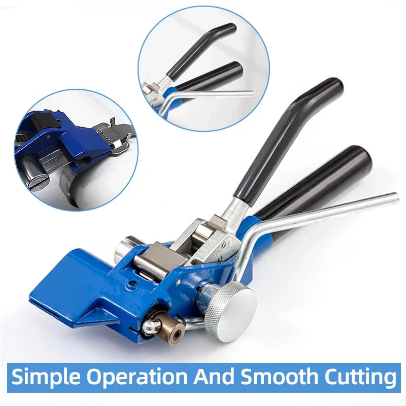 Stainless Steel Cable Tie Gun Banding Tools Strapping Gear Tension