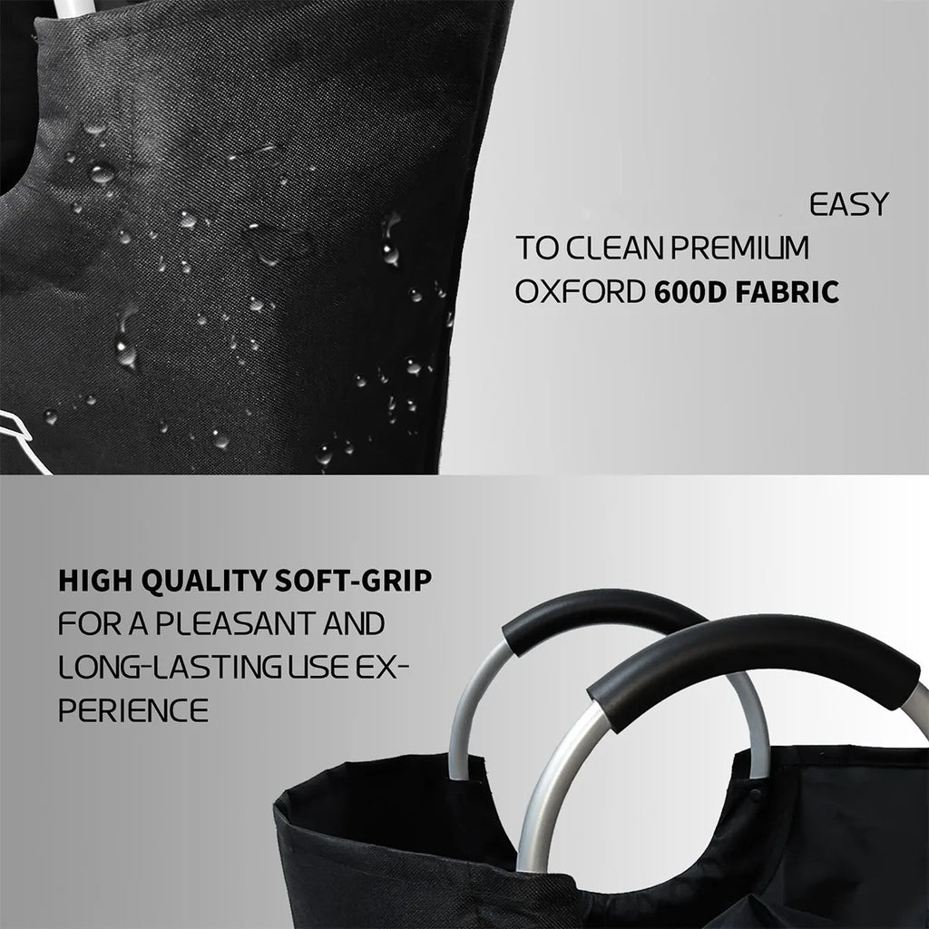 Foldable Oxford Laundry Basket – Large Dirty Clothes Hamper Foldable Laundry Hamper Zpaxo