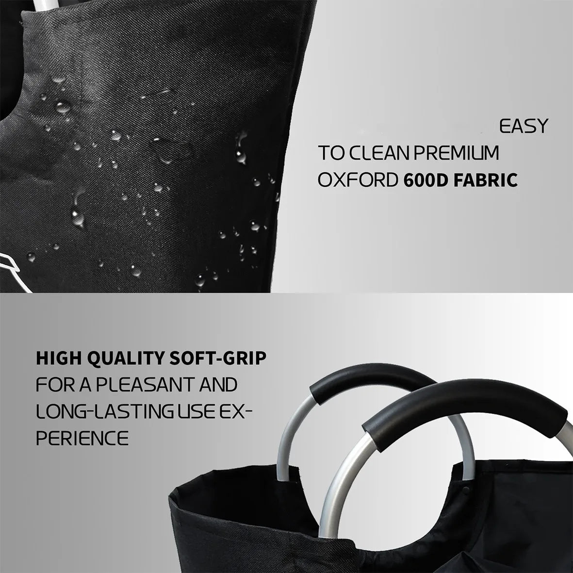 Foldable Oxford Laundry Basket – Large Dirty Clothes Hamper Foldable Laundry Hamper Zpaxo