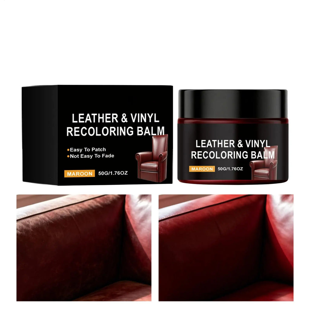 Leather Restoration Cream Claret Conditioner Handbag Care Car