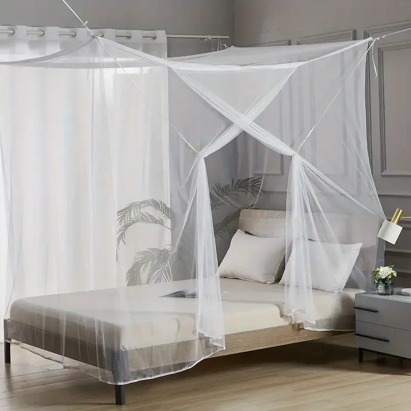 Camping Net White Mesh Portable Square Foldable Mosquito Control Mosquito Net Lightweight Outdoor Camping Tent Sleeping Summer Zpaxo 120cmx200cm