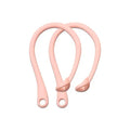 Soft Silicone Anti Lost Ear Hooks Headphone Holder Accessories Anti-Fall Bluetooth Earphones Holder For Air Pods 1th 2th 3th Gen Zpaxo Pink