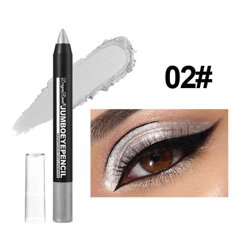 12 Colors Long-lasting Eyeshadow Pencil Waterproof Pigment Blue Zpaxo 02