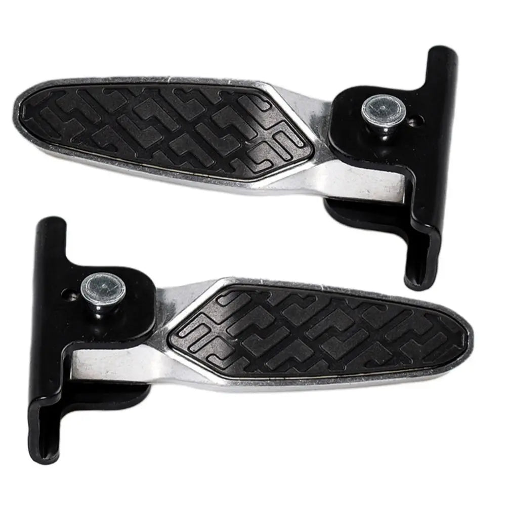 Thickened Aluminum Alloy Electric Vehicle Pedal Sturdy Strong Load-bearing Force Universal Foot Rest Pedal Wear-resistant Zpaxo
