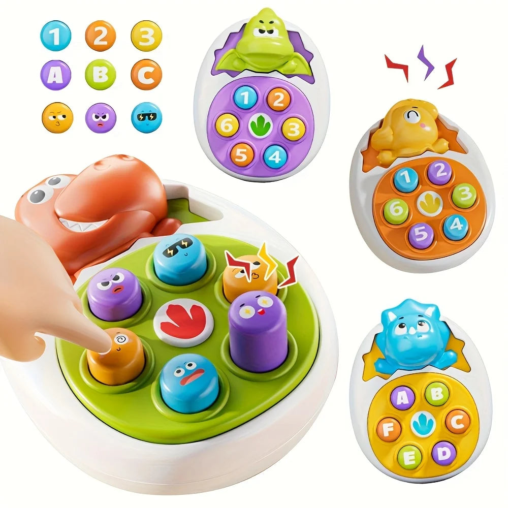 Dinosaur Press Tap Enlightenment Toy Interactive Learning Vibrant