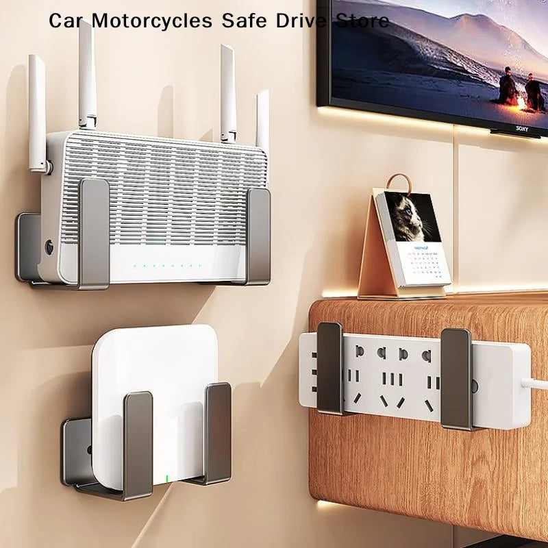 Router Placement Rack No Drilling Wall Mounted Socket Fixed Bracket