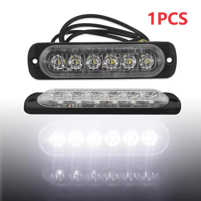 12V-24V Fog Lights LED Work Light Flood Off-road Car External White 6