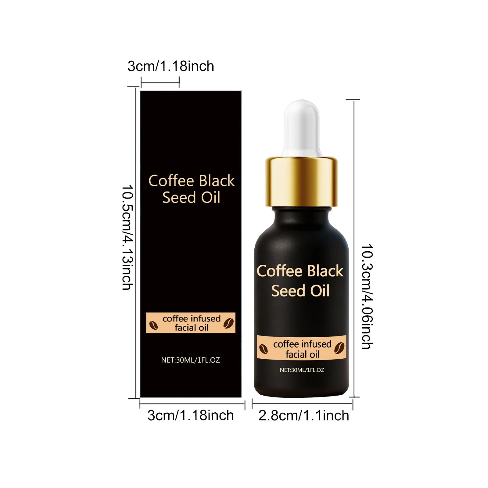 Black Seed Oil Face Serum – Brightening & Moisturizing | 30ml Brightening Face Serum Zpaxo 30ml Boxed