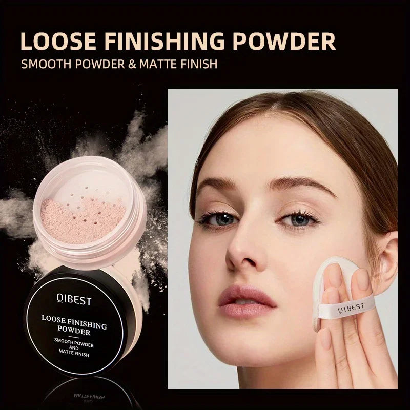 Matte oil control loose powder delicate not stuck powder matte oil control makeup setting Zpaxo