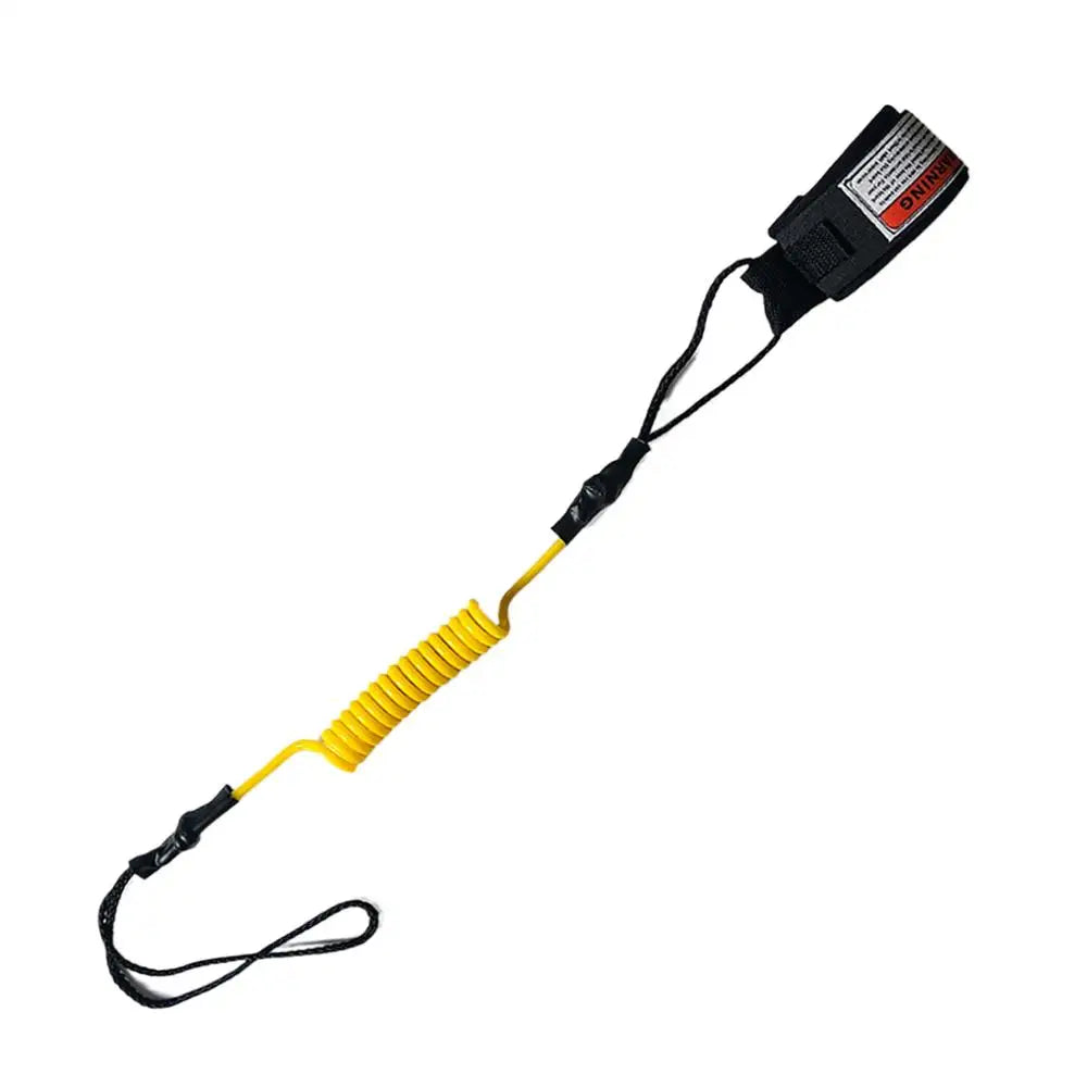 Adjustable Bodyboard Wrist Leash – Lightweight TPU Safety Strap Bodyboard Wrist Leash Zpaxo Yellow