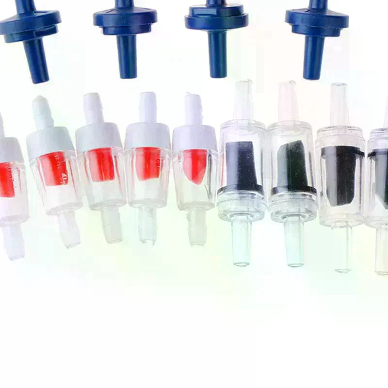 5pcs Fish Tank Air Pump CO2 Diffuser Water Aquarium Non-Return Check Valves Zpaxo