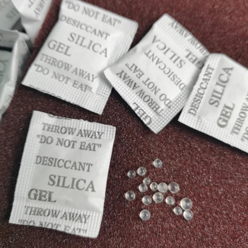 Silica Gel Desiccant Packets – Non-Toxic Moisture Absorber