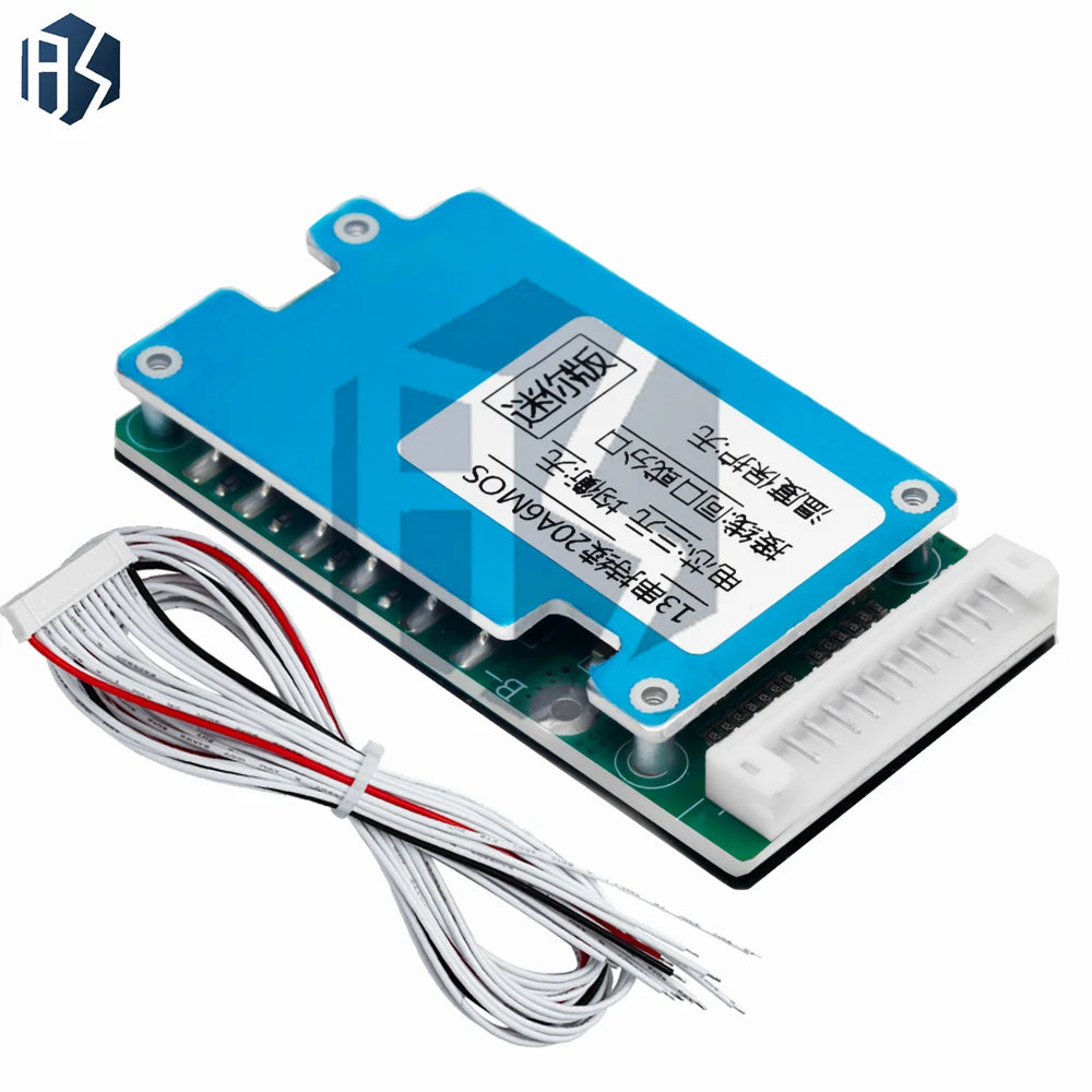 13S 48V 20a lithium Battery Protection Board BMS Battery Protection Board ChargerElectric Vehicle Battery Protection Board Zpaxo