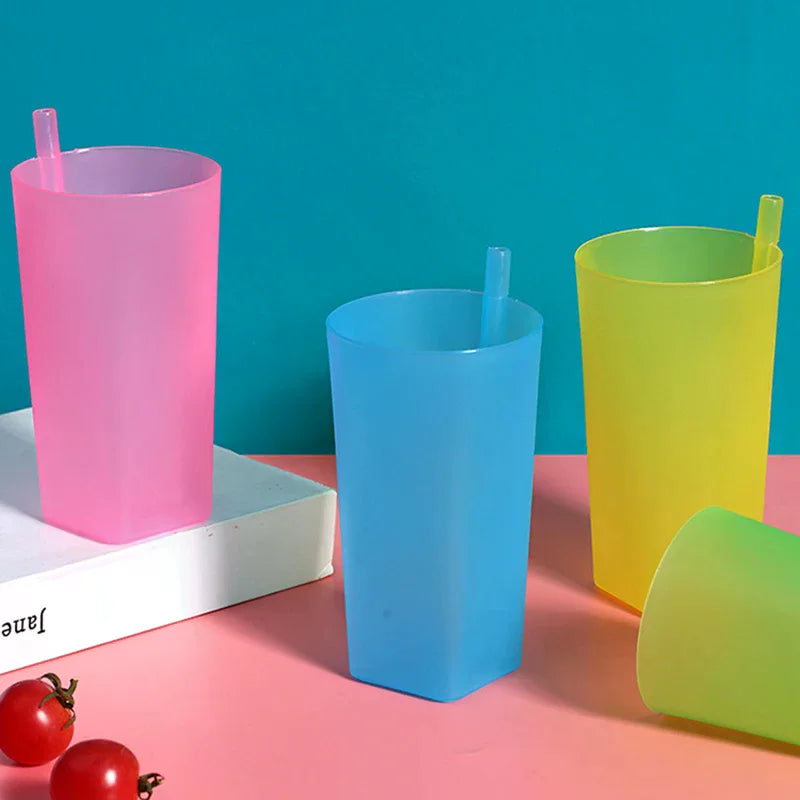 Children Infant Baby Sip Cup Built Straw Mug Drink Kids Water Bottle Zpaxo