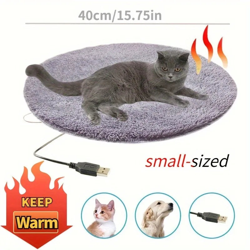 Pet Heating Pad Waterproof Anti-scratch Dog Cat USB Interface