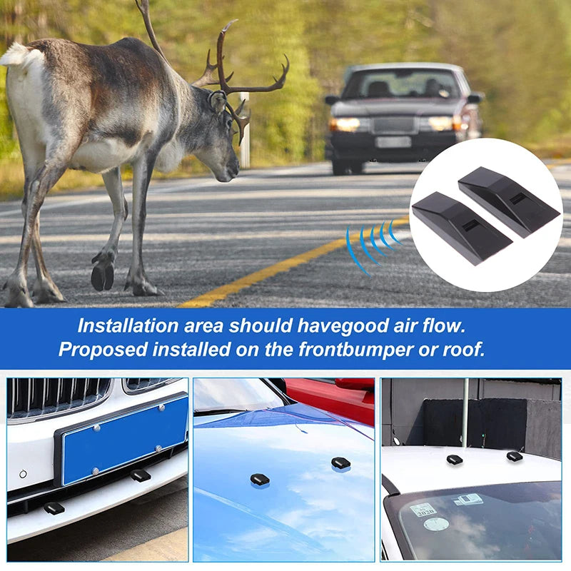 ABS Anti Collision Siren Deer Repeller Ultrasonic Wave Wild Animals