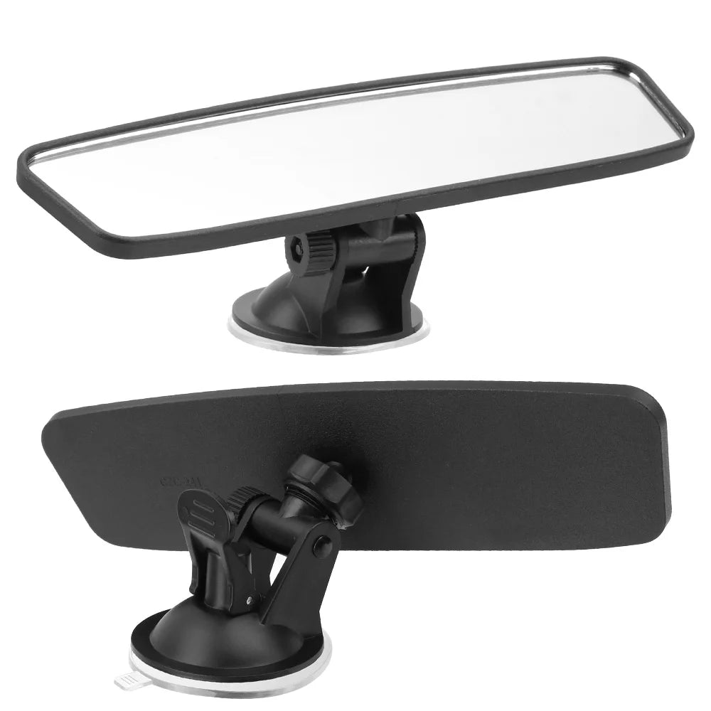 Car Rear Mirror Wide-angle Rearview Adjustable Suction Cup Auto