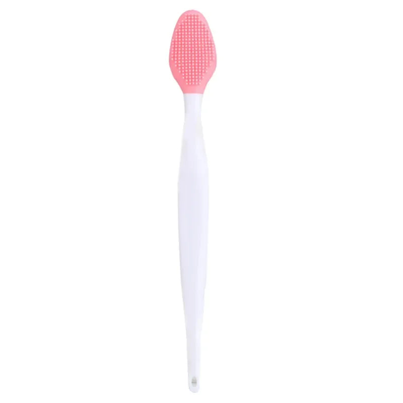 6 Colors Silicone Multifunction Wash Face Exfoliating Blackhead Cleansing Brush Lip Brush Clean Pores Professional Beauty Tools Zpaxo Pink