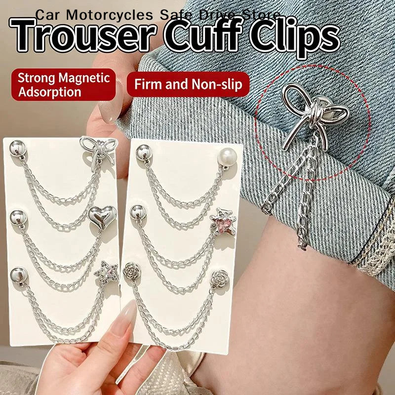 Magnetic Clothing Clips Strong Force Cardigans Cuffs Hijab Pinless