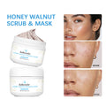 Facial Scrub & Face Exfoliator Mask Moisturizing Brightening Nourishing Deep Cleansing Honey Walnut Facial Exfoliants Skin Care Zpaxo 1pc