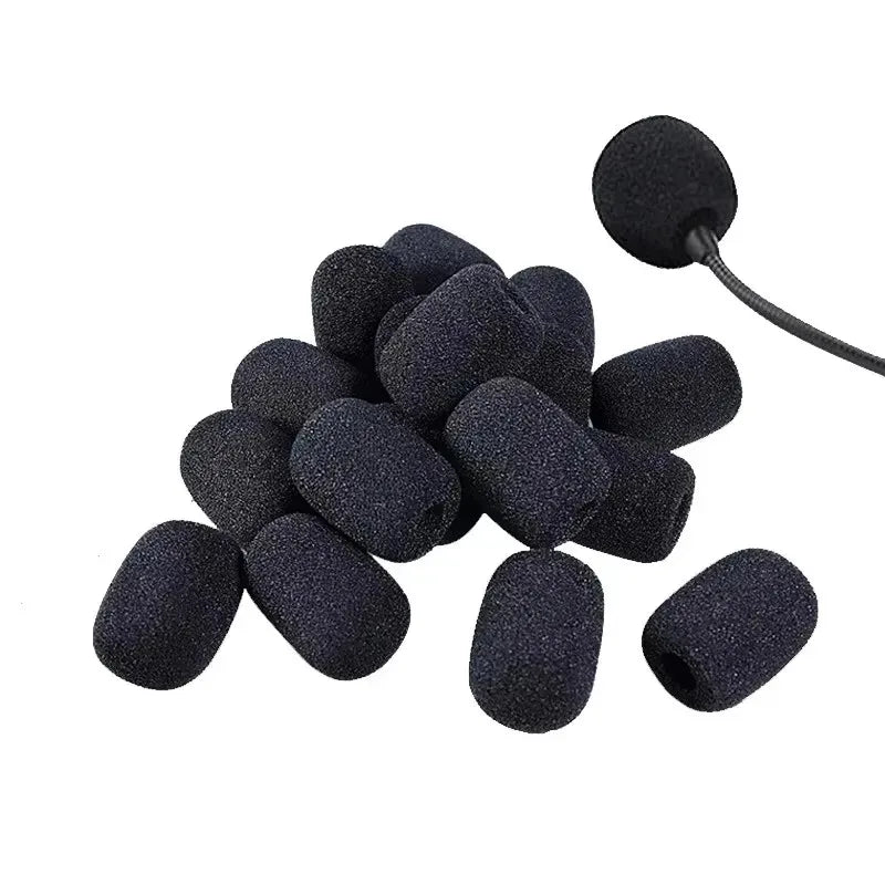 Microphone Foam Windscreen Covers – 5–50 Pack Sponge Mic Caps