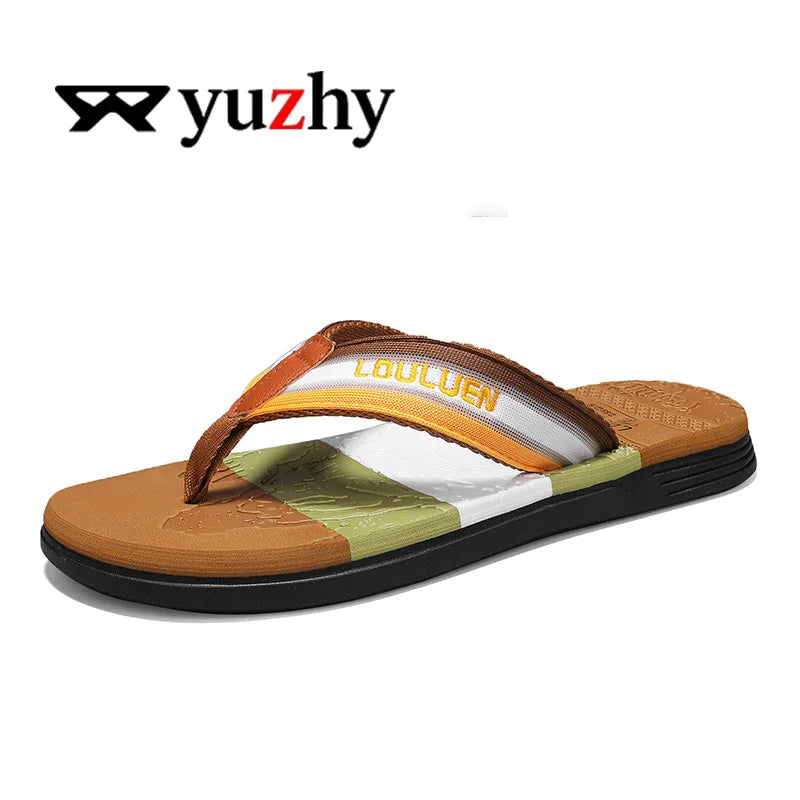 Men's Slippers Comfortable Lightweight Soft Sole Casual Slides Indoor