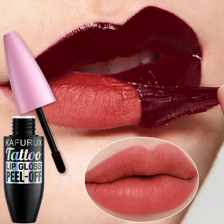 7 Colors Blading Lip Gloss Peel Long Lasting Waterproof Liquid