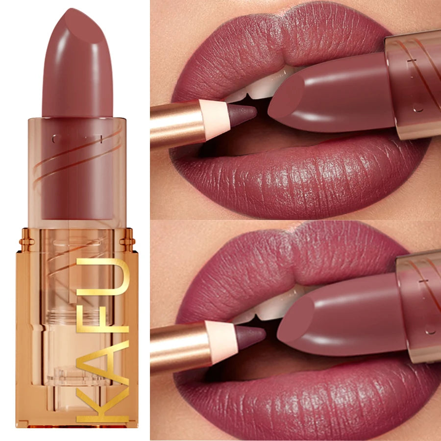14-Color Matte Lipstick Non-fading Long-lasting Velvet Finish Smooth
