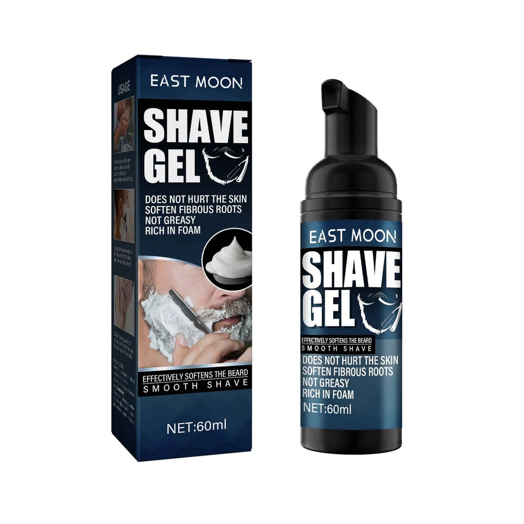 50ml Aloe Shaving Mousse for Men Keep Refresh Comfortable Softening Beard Not Irritaing Deep Cleaning Shave Skin Care Cream Zpaxo 60ml boxed