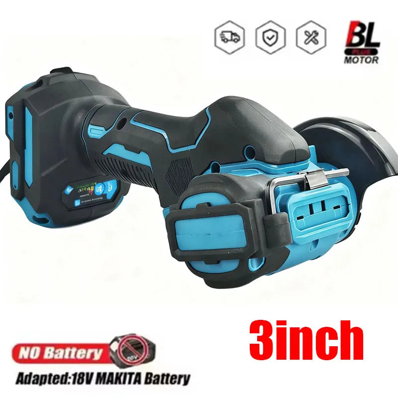 Fit Makita 18V Battery Mini Angle Grinder Cutting Machine Cordless