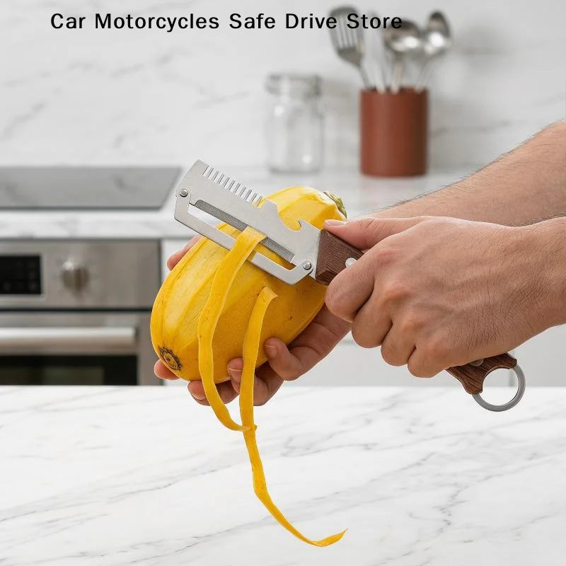 CM3-in-1 Vegetable Fruit Peeler Kitchen Bottle Opener Storage Hanging