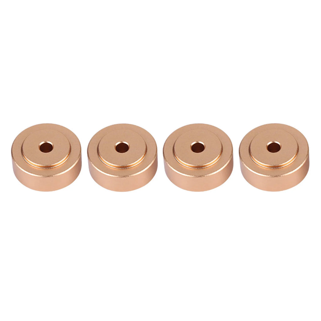 4PCS Speakers Amp Feet Pad Aluminum Alloy Amplifier Feet Shock Absorber Amplifier Pads Feet 20*8mm Zpaxo Gold
