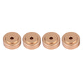 4PCS Speakers Amp Feet Pad Aluminum Alloy Amplifier Feet Shock Absorber Amplifier Pads Feet 20*8mm Zpaxo Gold