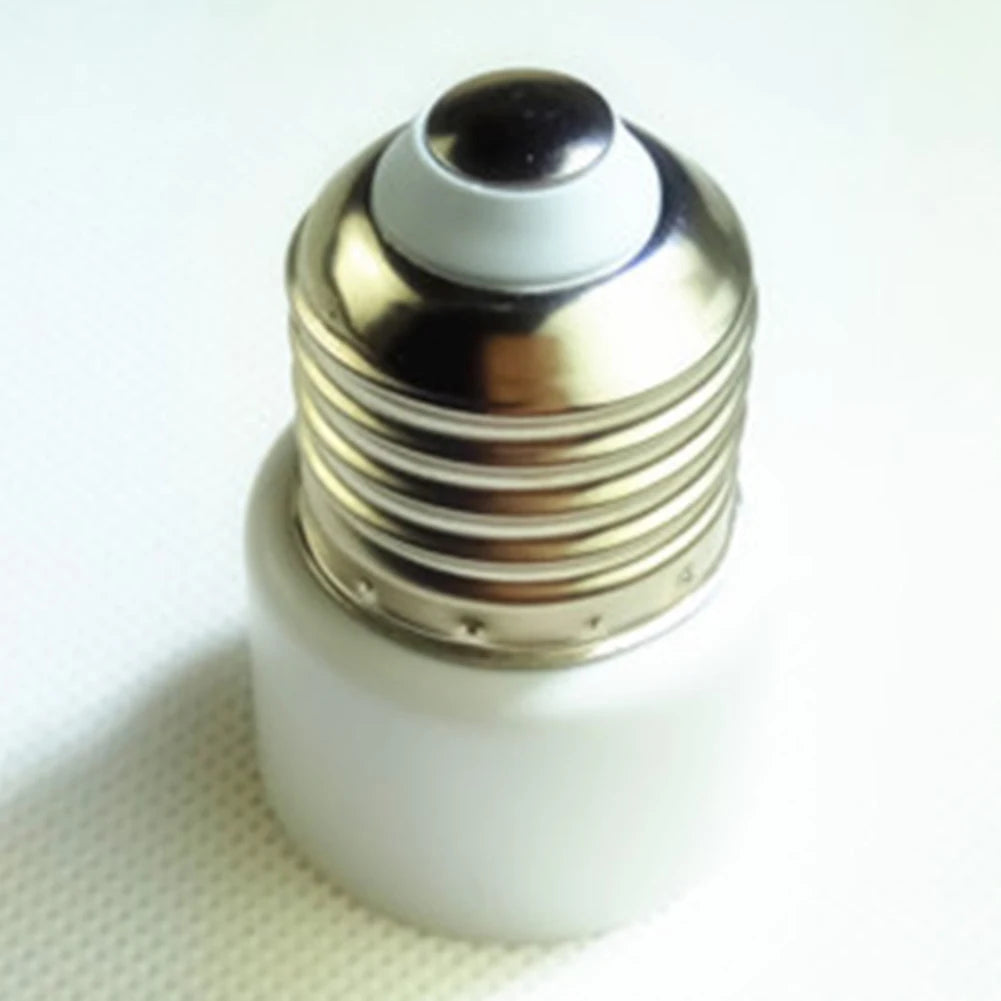 Outlet 220V E27 ABS White Connector Accessories US EU Plug Screw Bulb