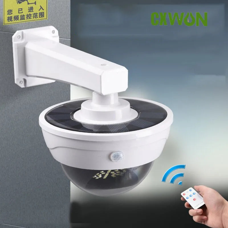 Solar Lights Outdoor Camera Lamp Anti-thief Home Courtyard PIR Motion Zpaxo