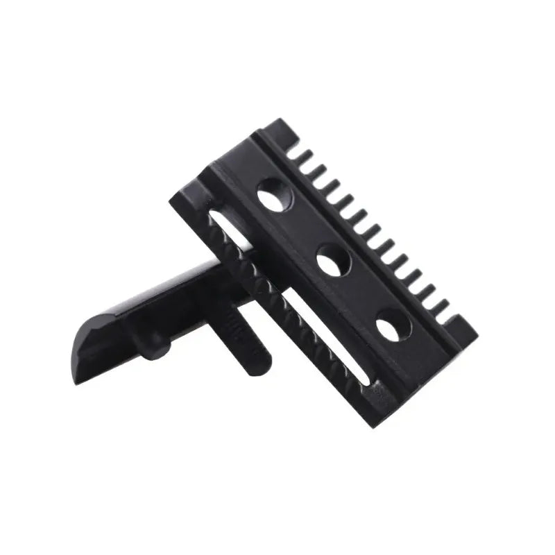 YAQI Matte Black Safety Razor Head – Dual-Side Zinc Alloy DE Safety Razor Head Zpaxo