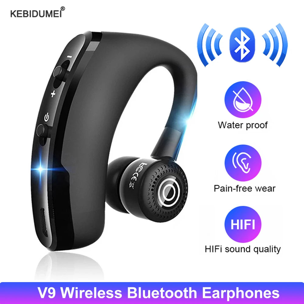 V9 TWS Headphones Bluetooth 5 Earphones Wireless Headstes Hifi Stereo