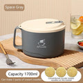 Stainless Steel Noodle Bowl with Lid – Large Capacity