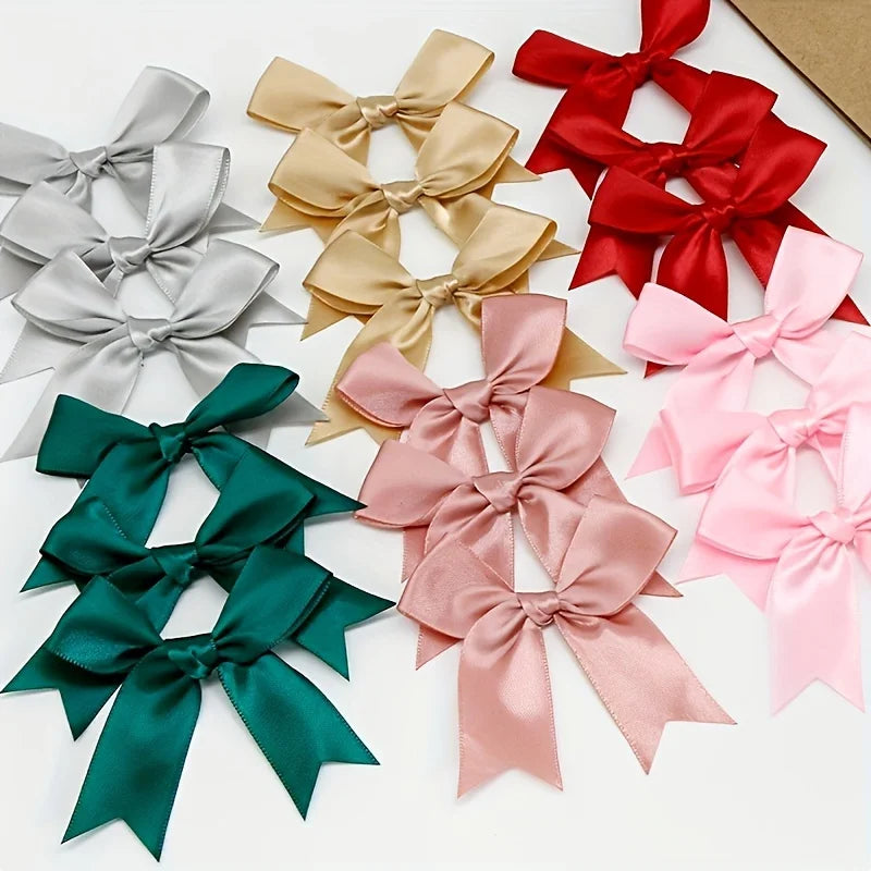 50-Pack Decorative Gift Bows 3.35" – Wedding, Holiday & DIY