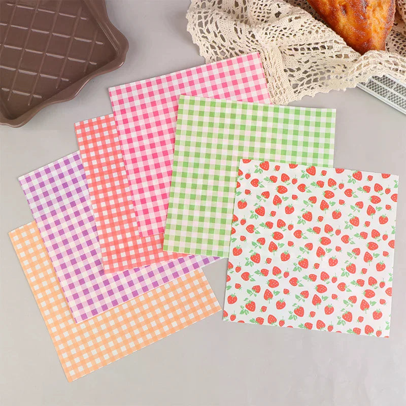Food Waxed Paper Oil-proof Wax Bread Sandwich Burger Fries Macarons Zpaxo