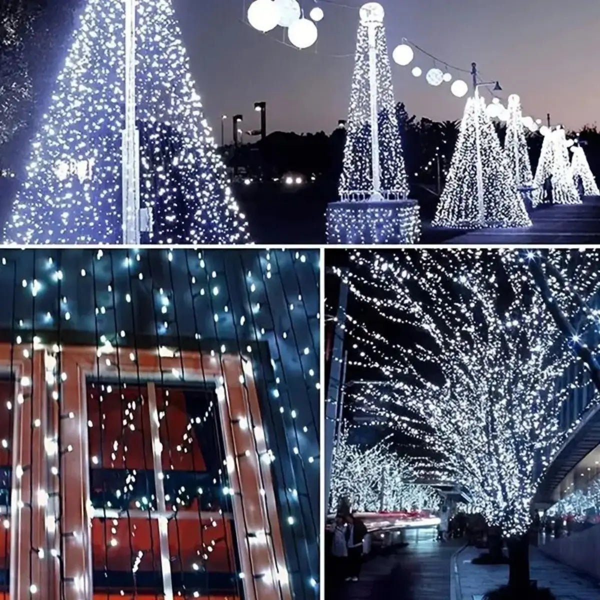 7M 12M 22M Solar Energy Decorative Lights Courtyard Waterproof LED Zpaxo