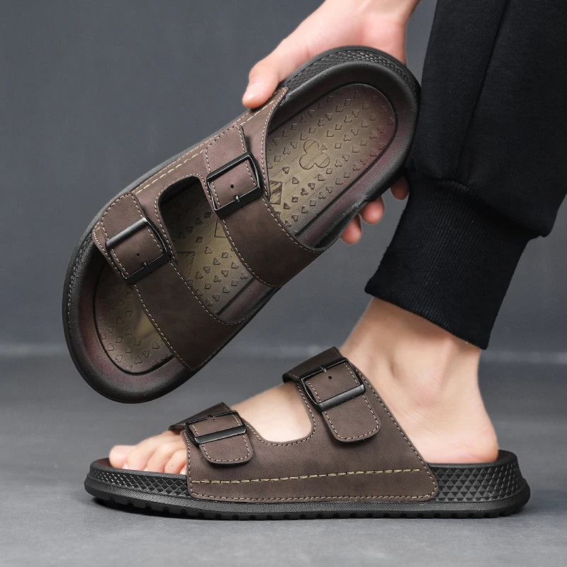 Men's Slippers Comfortable Lightweight Soft Sole Casual Slides Indoor