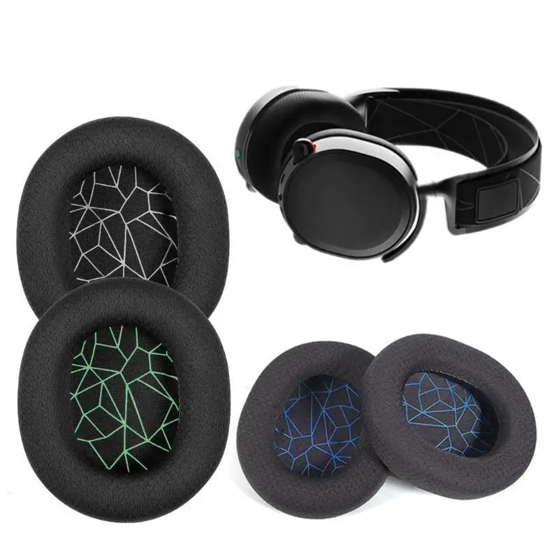652F 1 Pair Sponge Ear Pads Arctis 3 5 7 Lossless Headphones Zpaxo