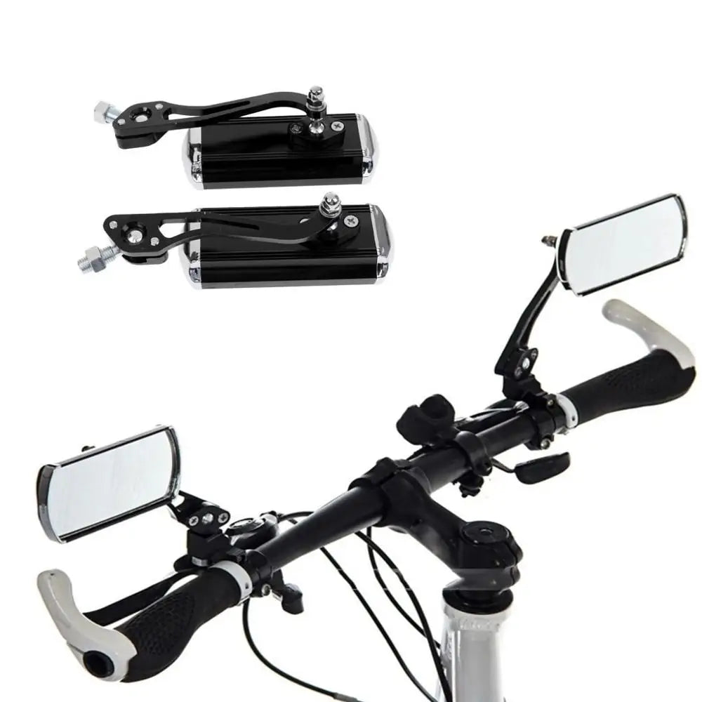 Bicycle Rearview Mirror Aluminum Alloy Adjustable Bike Mirror Handlebar For Road Bike Mountain Bike Bike Accessories Parts Zpaxo