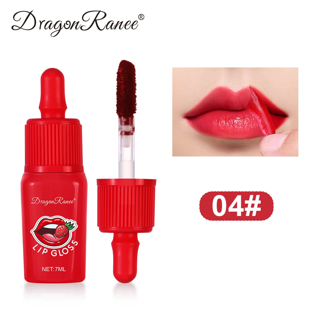 Peel-Off Lip Gloss, Velvet Matte, Moisturizing, Waterproof, Long-Lasting, Non-Fading Lipstick, Sweat-Proof, Delicate, Everyday Versatile Lip Color Zpaxo 4Dr205