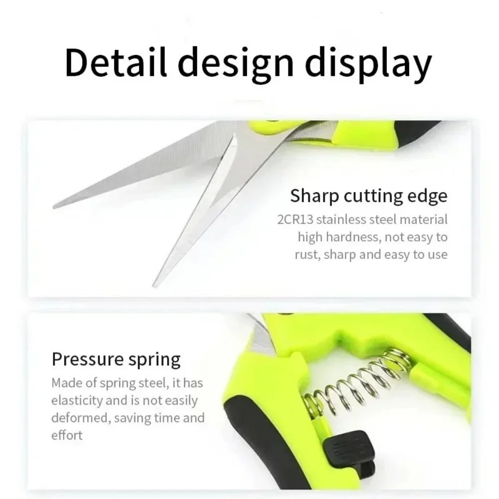 Non-Slip Garden Pruning Shears – Branch & Fruit Scissors Pruning Shears Zpaxo